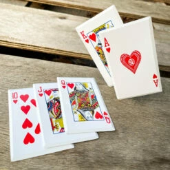 Royal Flush Throwing Cards