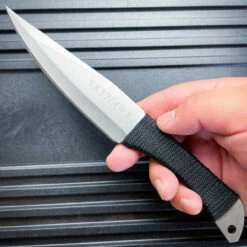 3 PC 9" Ninja Tactical Kunai FIXED BLADE HUNTING Martial Arts Throwing Knife -WE KNIFE Sales IMG 8309 2 07893