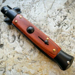 8.75" Black Italian Stiletto Switch Blade Pocket Knife -WE KNIFE Sales IMG 9083 2 88657