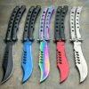 9" The Predator Curved Blade Balisong -WE KNIFE Sales blade addict butterfly knife 9 the predator curved blade balisong 28559640887495