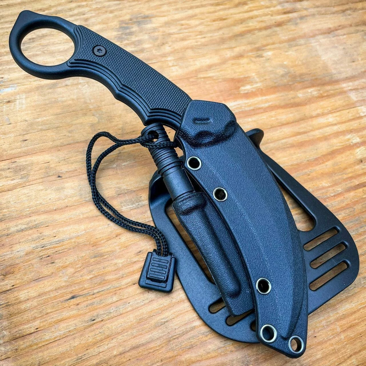 7.25" Military COMBAT Karambit FIXED BLADE KNIFE W Hard Sheath + Fire Starter 12 7.25" Military COMBAT Karambit FIXED BLADE KNIFE W Hard Sheath + Fire Starter - Image 10