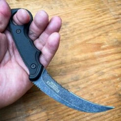 7.25" Military COMBAT Karambit FIXED BLADE KNIFE W Hard Sheath + Fire Starter 18 7.25" Military COMBAT Karambit FIXED BLADE KNIFE W Hard Sheath + Fire Starter -WE KNIFE Sales blade addict knives stonewash 7 25 military combat karambit fixed blade knife w hard sheath fire starter 30691180642503