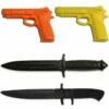 3PC Practice Training Pistol Gun Polypropylene Dummy Rubber Glock & Knife Combo 1 3PC Practice Training Pistol Gun Polypropylene Dummy Rubber Glock & Knife Combo -WE KNIFE Sales blade addict self defense 3pc practice training pistol gun polypropylene dummy rubber glock knife combo 36656010002646