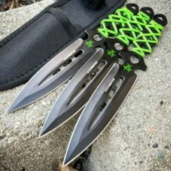 3PC Zombie Kunai Throwing Knives Set 10 3PC Zombie Kunai Throwing Knives Set -WE KNIFE Sales blade addict throwing knives 3pc zombie kunai throwing knives set 28865789198535