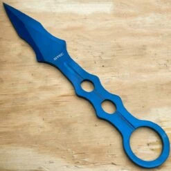 9" Ninja Tactical Fixed Blade Naruto Kunai Karambit Throwing Neck Knife Blue -WE KNIFE Sales blade addict throwing knives 9 ninja tactical fixed blade naruto kunai karambit throwing neck knife blue 28561846894791