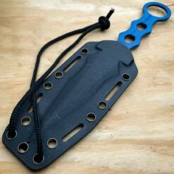 9" Ninja Tactical Fixed Blade Naruto Kunai Karambit Throwing Neck Knife Blue -WE KNIFE Sales blade addict throwing knives 9 ninja tactical fixed blade naruto kunai karambit throwing neck knife blue 28561847877831