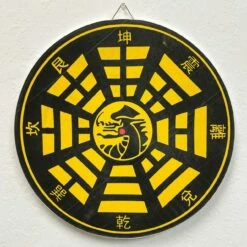 LARGE 14.6" Asian Dragon THROWING KNIFE TARGET BOARD Ninja Training Practice NEW