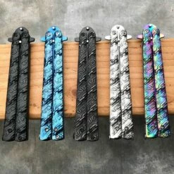 8.75" Fantasy Chain Tactical Balisong Butterfly Knife 24 8.75" Fantasy Chain Tactical Balisong Butterfly Knife -WE KNIFE Sales bladeaddictknives butterfly knife 8 75 fantasy chain tactical balisong butterfly knife 15249597825112