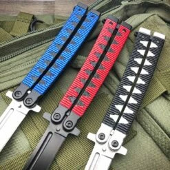9.5" Samurai Japanese Style Tanto Blade Balisong Butterfly Knife 13 9.5" Samurai Japanese Style Tanto Blade Balisong Butterfly Knife -WE KNIFE Sales bladeaddictknives butterfly knife 9 5 samurai japanese style tanto blade balisong butterfly knife 15249592090712