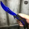 CSGO BLUE SAPPHIRE Butterfly Balisong Practice Knife Combat Trainer -WE KNIFE Sales bladeaddictknives butterfly knife csgo blue sapphire butterfly balisong practice knife combat trainer 1668118151195