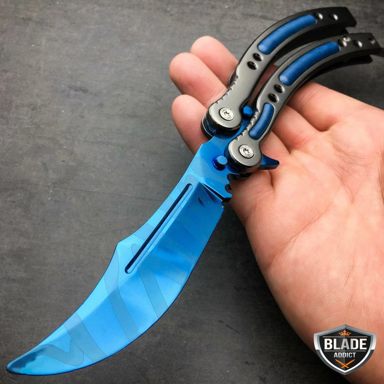 CSGO Butterfly Knife Trainer - Blue Slaughter Upgrade 3 CSGO Butterfly Knife Trainer - Blue Slaughter Upgrade
