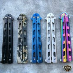 Striker Balisong Butterfly Knife -WE KNIFE Sales bladeaddictknives butterfly knife striker balisong butterfly knife 12786681217112