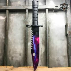 4 PC CSGO Black Galaxy Gut Hook Fixed Blade Bayonet FLIP Knife Karambit NEW -WE KNIFE Sales bladeaddictknives csgo 4 pc csgo black galaxy gut hook fixed blade bayonet flip knife karambit new 3904414122072