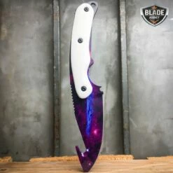 4 PC White Galaxy Fixed Blade Hunting Knife Guthook Balisong Butterfly Bayonet Karambit Collection -WE KNIFE Sales bladeaddictknives csgo 4 pc white galaxy fixed blade hunting knife guthook balisong butterfly bayonet karambit collection 1668269244443