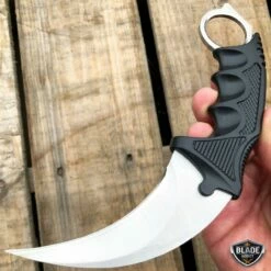 7.5" CSGO Karambit Combat Knife Fixed Blade Hawkbill Neck Doppler NEW -WE KNIFE Sales bladeaddictknives csgo silver 7 5 csgo karambit combat knife fixed blade hawkbill neck doppler new 6662130335832