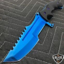 WE KNIFE Sales -WE KNIFE Sales bladeaddictknives fixed blade csgo huntsman fixed blade blue 323765174299