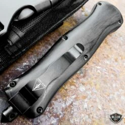 9" Delta Force OTF Wood Design -WE KNIFE Sales bladeaddictknives knives 9 delta force otf wood design 15249639374936