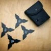 4 PC Set Black Ninja Throwing Stars For Sale Anime Shuriken Knife -WE KNIFE Sales bladeaddictknives new arrivals 4 pc set black ninja throwing stars for sale anime shuriken knife 15249664770136
