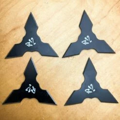 4 PC Set Black Ninja Throwing Stars For Sale Anime Shuriken Knife 7 4 PC Set Black Ninja Throwing Stars For Sale Anime Shuriken Knife -WE KNIFE Sales bladeaddictknives new arrivals 4 pc set black ninja throwing stars for sale anime shuriken knife 15249664868440