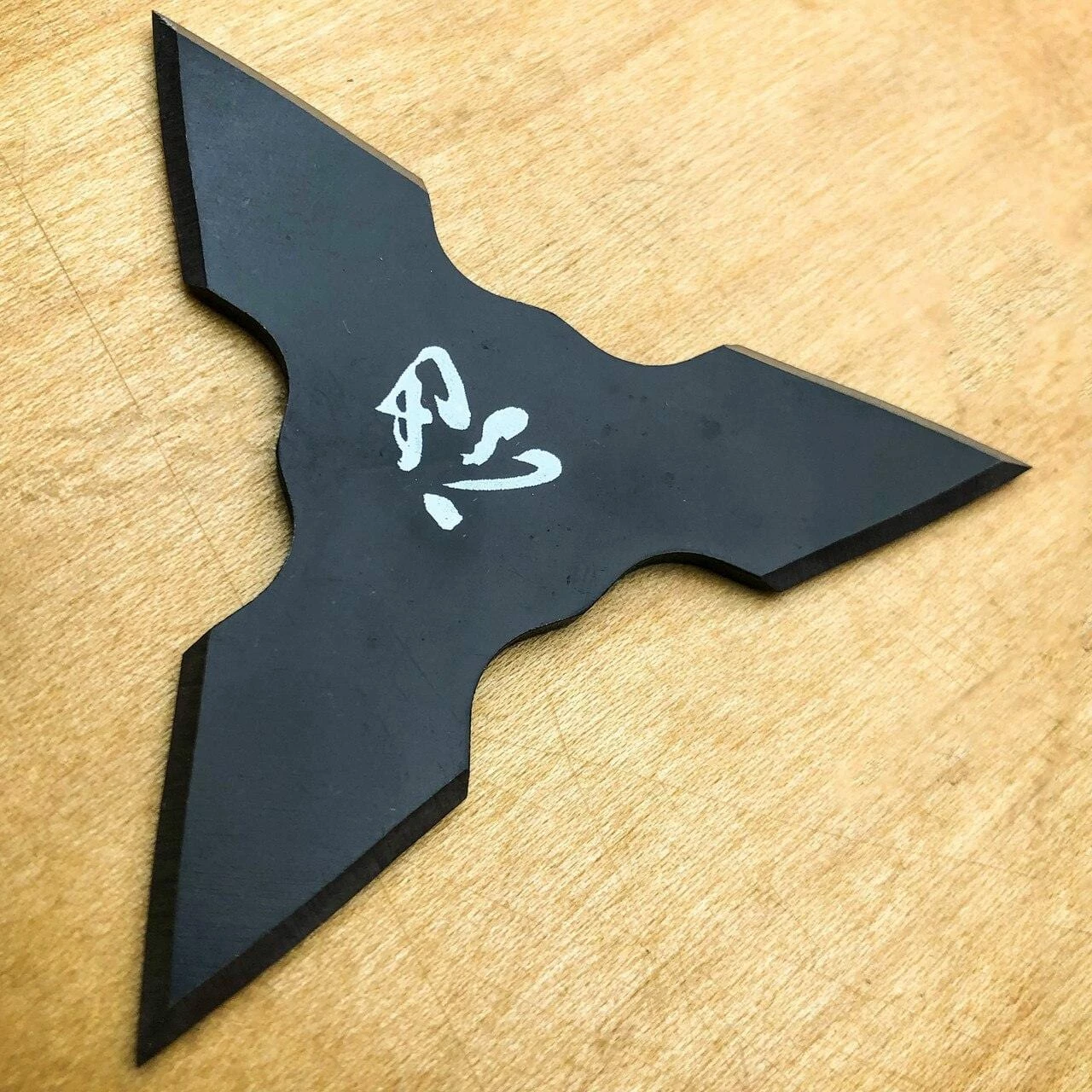 4 PC Set Black Ninja Throwing Stars For Sale Anime Shuriken Knife 5 4 PC Set Black Ninja Throwing Stars For Sale Anime Shuriken Knife - Image 3