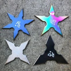 4 PC Set Ninja Throwing Stars Anime Shuriken Knife Blade -WE KNIFE Sales bladeaddictknives new arrivals 4 pc set ninja throwing stars anime shuriken knife blade 15249665556568