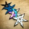 4 PC Set Ninja Throwing Stars Anime Shuriken Knife Blade Six-Sided -WE KNIFE Sales bladeaddictknives new arrivals 4 pc set ninja throwing stars anime shuriken knife blade six sided 15249663950936