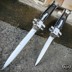 Classic Gentleman Italian Stiletto OTF -WE KNIFE Sales bladeaddictknives new arrivals classic gentleman italian stiletto otf 15249637081176