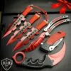 6PCRED TACTICAL SET -WE KNIFE Sales bladeaddictknives tactical set 6pc red tactical set 3904466649176
