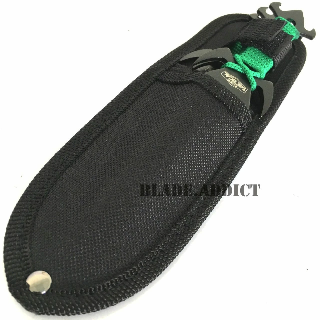 3Pc NINJA Kunai Throwing Knife Set W/Sheath GREEN 6 3Pc NINJA Kunai Throwing Knife Set W/Sheath GREEN - Image 4