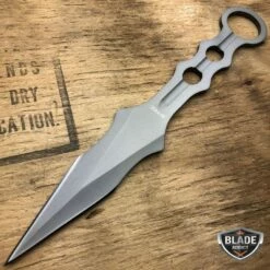 9" Ninja Tactical Naruto Kunai Karambit Throwing Neck Combat Knife -WE KNIFE Sales bladeaddictknives throwing knives grey 9 ninja tactical naruto kunai karambit throwing neck combat knife 12463469199448