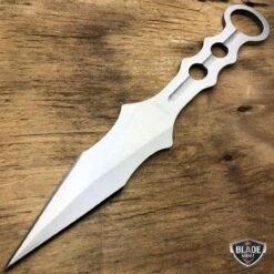 9" Ninja Tactical Naruto Kunai Karambit Throwing Neck Combat Knife -WE KNIFE Sales bladeaddictknives throwing knives silver 9 ninja tactical naruto kunai karambit throwing neck combat knife 12463469789272