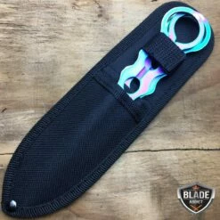 N/A 9PC 8'' Tactical Ninja Combat Naruto Kunai Throwing Knife Set Hunting + CASE -WE KNIFE Sales n a throwing knives 9pc 8 tactical ninja combat naruto kunai throwing knife set hunting case 13711953494104