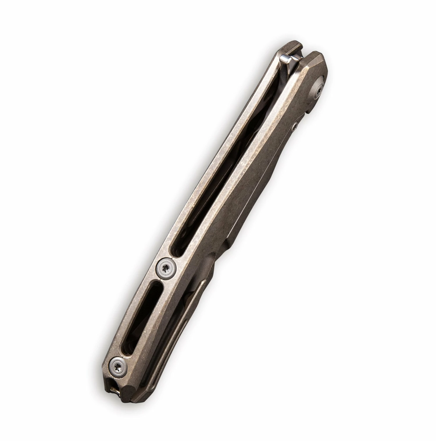 WEKNIFE 037 Flipper Knife Titanium Handle (4.07" M390 Blade) 910A 6 WEKNIFE 037 Flipper Knife Titanium Handle (4.07" M390 Blade) 910A - Image 4