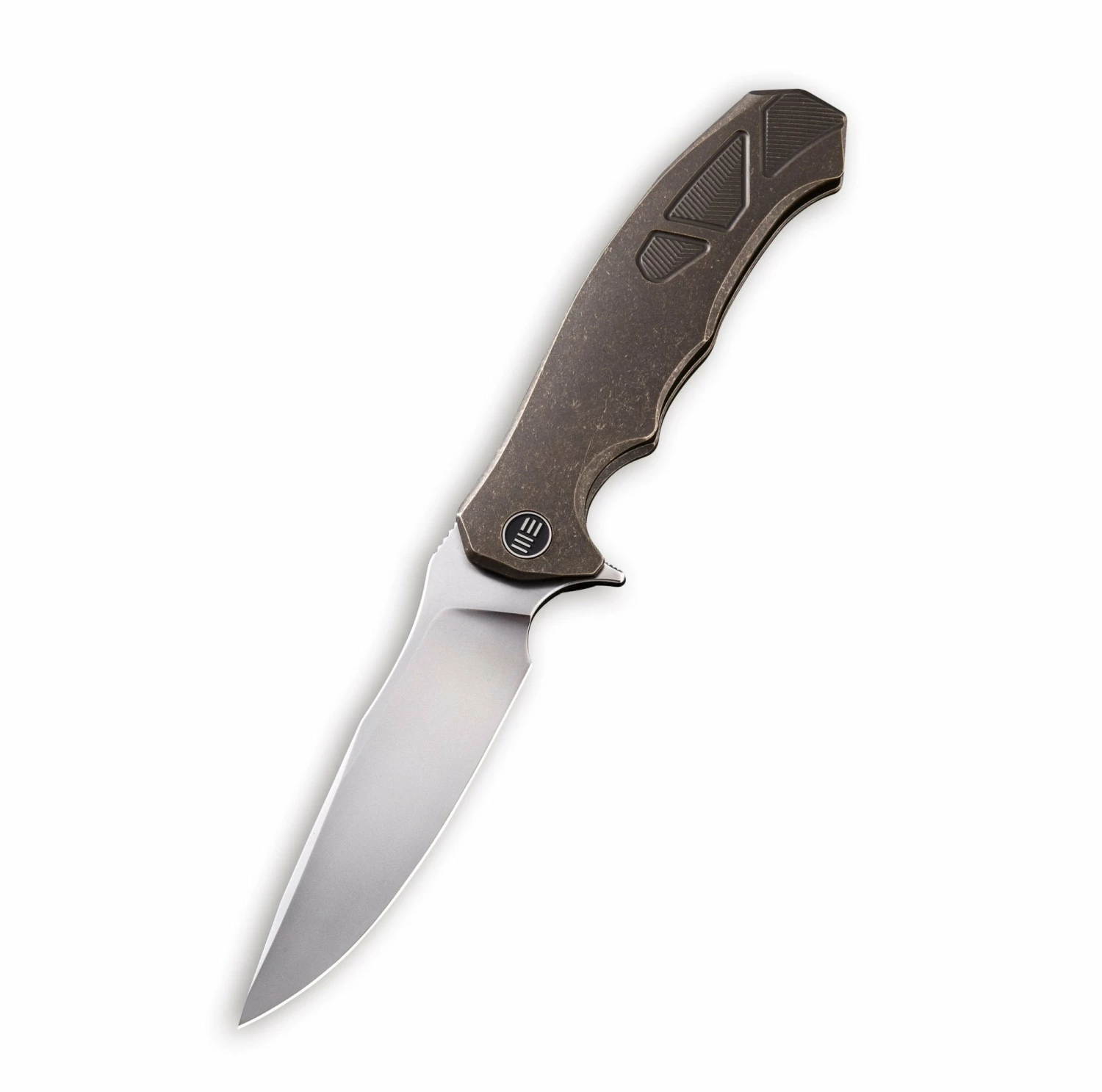 WEKNIFE 037 Flipper Knife Titanium Handle (4.07" M390 Blade) 910A 4 WEKNIFE 037 Flipper Knife Titanium Handle (4.07" M390 Blade) 910A - Image 2