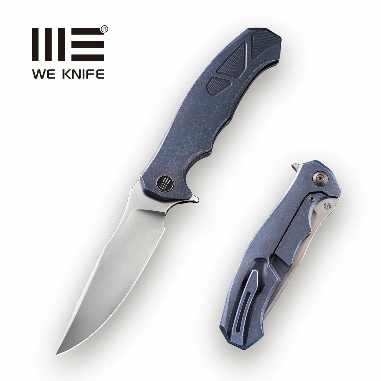 WEKNIFE 037 Flipper Knife Titanium Handle (4.07" M390 Blade) 910B 3 WEKNIFE 037 Flipper Knife Titanium Handle (4.07" M390 Blade) 910B