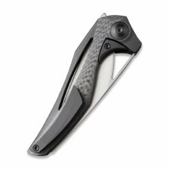 WEKNIFE ÆternA Flipper Knife Titanium Handle With Carbon Fiber Inlay (3.28" M390 Blade) 918D -WE KNIFE Sales weknife aeterna flipper knife titanium handle with carbon fiber inlay 328 m390 blade 918d 218301
