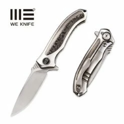 WEKNIFE Anodyne Flipper Knife Titanium Handle With Carbon Fiber Inlay (2.35" CPM S35VN Blade) 914A