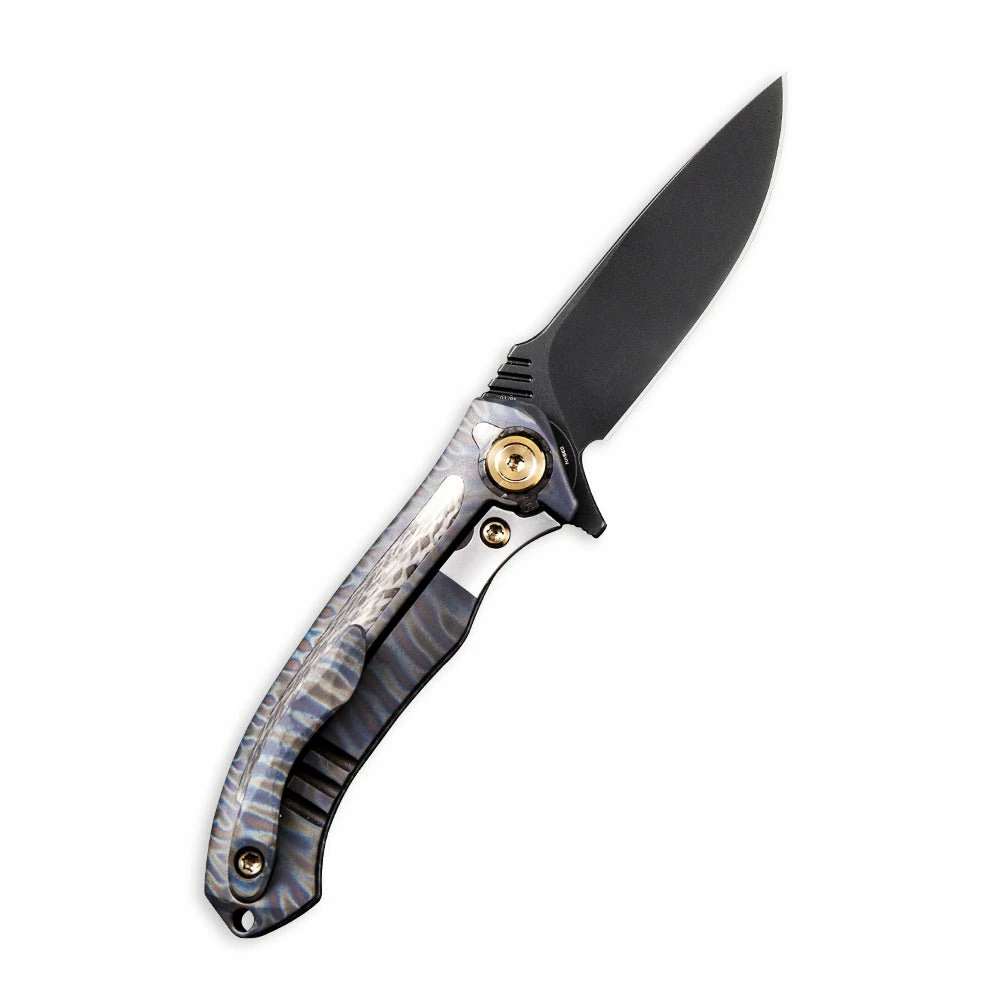 WEKNIFE Anodyne Flipper Knife Titanium Handle With Carbon Fiber Inlay (2.35" CPM S35VN Blade) 914B 4 WEKNIFE Anodyne Flipper Knife Titanium Handle With Carbon Fiber Inlay (2.35" CPM S35VN Blade) 914B - Image 2