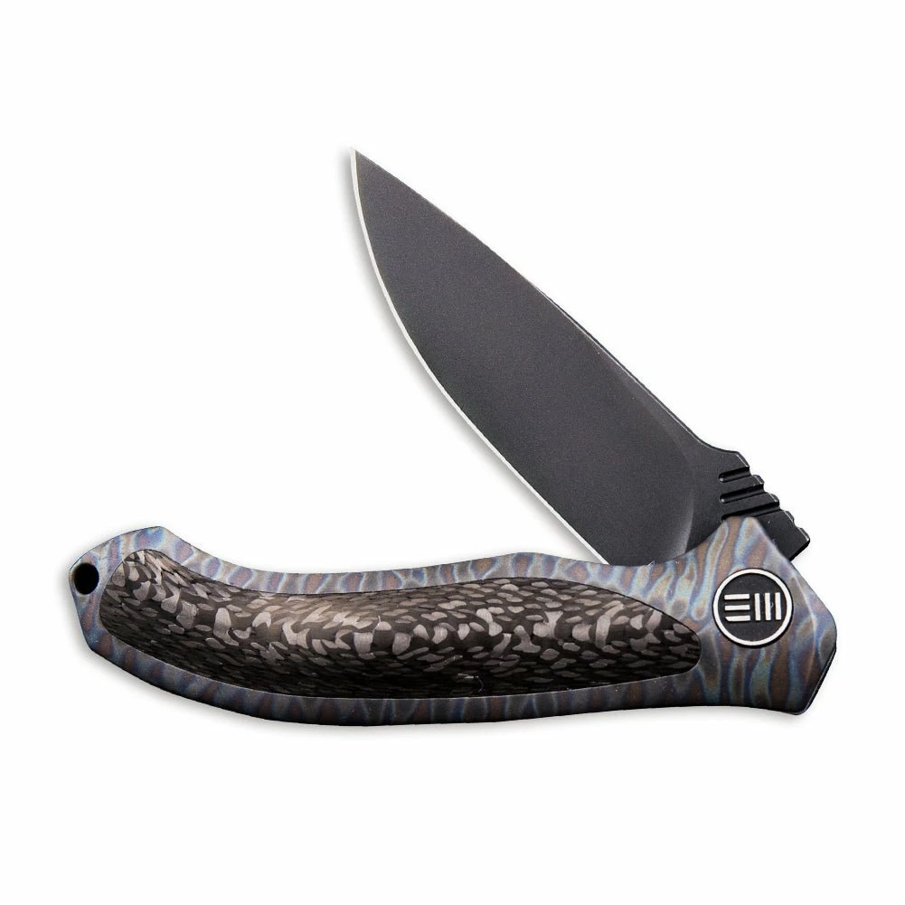 WEKNIFE Anodyne Flipper Knife Titanium Handle With Carbon Fiber Inlay (2.35" CPM S35VN Blade) 914B 6 WEKNIFE Anodyne Flipper Knife Titanium Handle With Carbon Fiber Inlay (2.35" CPM S35VN Blade) 914B - Image 4