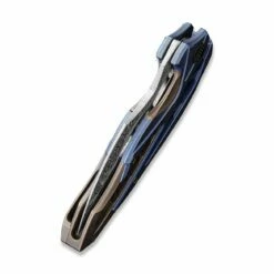 WEKNIFE Arrakis Flipper Knife Titanium Handle (3.45" Damasteel Balde) 906DS-1 -WE KNIFE Sales weknife arrakis flipper knife titanium handle 345 damasteel balde 906ds 1 290407