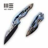 WEKNIFE Arrakis Flipper Knife Titanium Handle (3.45" M390 Blade) 906B -WE KNIFE Sales weknife arrakis flipper knife titanium handle 345 m390 blade 906b 787476