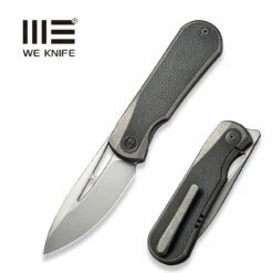 WEKNIFE Baloo Flipper Knife Titanium Handle With Micarta Inlay (3.31" CPM 20CV) WE21033-4