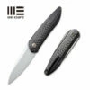 WEKNIFE Black Void Opus Front Flipper Knife Titanium Handle With Carbon Fiber Inlay (2.84" CPM 20CV Blade) 2010B -WE KNIFE Sales weknife black void opus front flipper knife titanium handle with carbon fiber inlay 284 cpm 20cv blade 2010b 134584