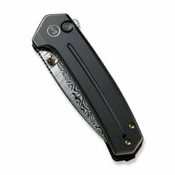 WEKNIFE Culex Flipper & Thumb Stud Knife Titanium Handle (2.97" Heimskringla Damasteel Blade) WE21026B-DS1 -WE KNIFE Sales weknife culex flipper thumb stud knife titanium handle 297 heimskringla damasteel blade we21026b ds1 381257