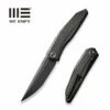WEKNIFE Cybernetic Top Flipper Knife Titanium Handle (3.91" CPM 20CV Blade) WE22033-4 -WE KNIFE Sales weknife cybernetic top flipper knife black stonewashed with etching pattern titanium handle 391 black stonewashed with etching pattern cpm 20cv blade we22033 4 181682