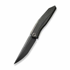 WEKNIFE Cybernetic Top Flipper Knife Titanium Handle (3.91" CPM 20CV Blade) WE22033-4 -WE KNIFE Sales weknife cybernetic top flipper knife black stonewashed with etching pattern titanium handle 391 black stonewashed with etching pattern cpm 20cv blade we22033 4 537548