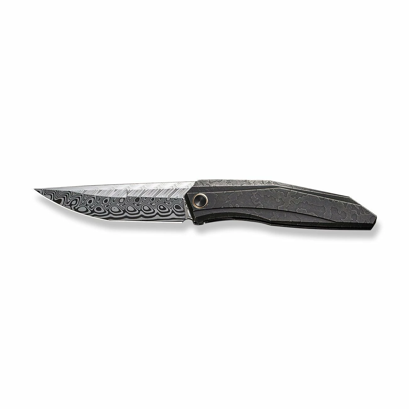 WEKNIFE Cybernetic Top Flipper Knife Titanium Handle (3.91" Damasteel Blade) WE22033-DS1 6 WEKNIFE Cybernetic Top Flipper Knife Titanium Handle (3.91" Damasteel Blade) WE22033-DS1 - Image 4