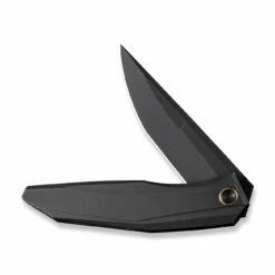 WEKNIFE Cybernetic Top Flipper Knife Titanium Handle (3.91" CPM 20CV Blade) WE22033-1 -WE KNIFE Sales weknife cybernetic top flipper knife black titanium handle 391 black stonewashed cpm 20cv blade we22033 1 526669