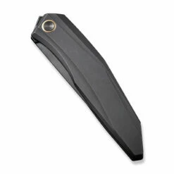 WEKNIFE Cybernetic Top Flipper Knife Titanium Handle (3.91" CPM 20CV Blade) WE22033-1 -WE KNIFE Sales weknife cybernetic top flipper knife black titanium handle 391 black stonewashed cpm 20cv blade we22033 1 857141