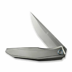 WEKNIFE Cybernetic Top Flipper Knife Titanium Handle (3.91" CPM 20CV Blade) WE22033-2 -WE KNIFE Sales weknife cybernetic top flipper knife polished bead blasted titanium handle 391 polished bead blasted cpm 20cv blade we22033 2 145722